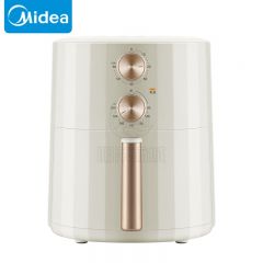 美的（Midea） 空气炸锅家用 大容量多功能智能全自动不粘大功率 空气烤箱煎炸锅电炸炉MF-KZE5006【5升旋钮款】 大容量