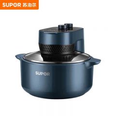 苏泊尔（SUPOR） 环形可视天窗 5L大容量 蒸汽嫩炸 高温无油烹炸 冷热风双循环空气炸锅KJ50DQ75