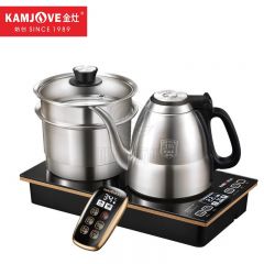 金灶（KAMJOVE） 全自动底部上水电热水壶泡茶壶 家用茶道茶具套装功夫茶壶可嵌入茶盘烧水壶E9