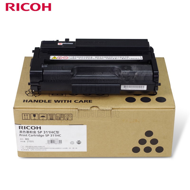 理光（Ricoh）SP311HC 一体式硒鼓墨粉盒 （适用于SP 310DNw/310SFNw/ 320DN/320SN/325DNW/325SNW）