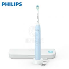 飞利浦（PHILIPS） 电动牙刷成人健康护龈系列变压感应带紫外线杀菌3种模式7倍清除牙菌斑蓝色HX3697/22