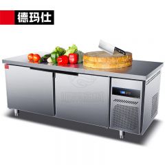 德玛仕（DEMASHI） TDC-15A80WG商用冰柜保鲜工作台操作台冷藏冷冻 1500*800*800mm  双温（冷藏+冷冻）