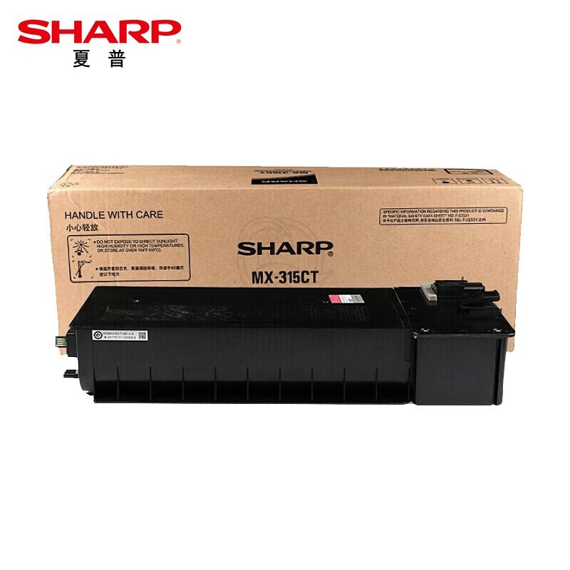 夏普（SHARP） MX-315CT 原装黑色墨粉(适用MX-M2658U/3158U/M2658N/M3158N机型)约18000页