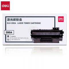 得力(deli) DLH-280A#黑色激光打印机硒鼓 (适用适用惠普HP LaserJet 400 M401n/d/dn/dw 400 M425dn/dw)