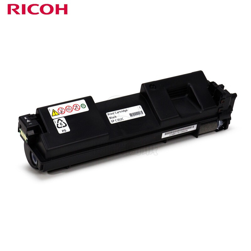 理光（Ricoh）SP C352C 黑色原装墨粉盒碳粉 适用SP C352DN打印机