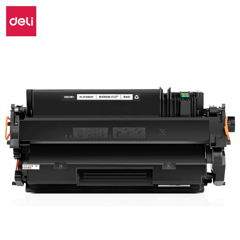 得力（deli） M-CF280AT激光碳粉盒易加粉(黑色)(支)适用 HP Laserjet Pro 400 M401d M401dn M401n