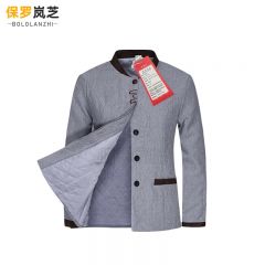 保罗岚芝 XSC-855冬季保洁服套装加绒加厚防寒保暖酒店家政物业小区阿姨保洁