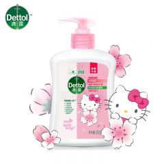 滴露（Dettol） 抑菌儿童洗手液滋润250ml /瓶替换装洗手消毒 hellokitty限定版