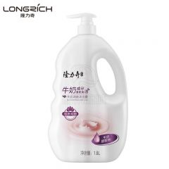 隆力奇（LONGRICH）牛奶润肤沐浴露男女士沐浴乳家庭装 牛奶沐浴露1.8L