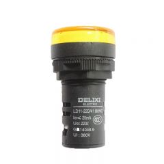 德力西电气（DELIXI ELECTRIC） 指示灯；LD11-25/20 AC.DC 220V 1G 黄