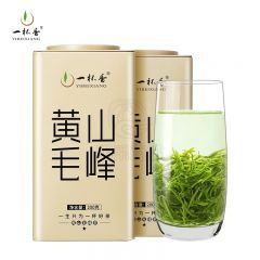 一杯香 黄山毛峰1星200g*2罐 绿茶安徽黄山毛峰 明前散装茶叶