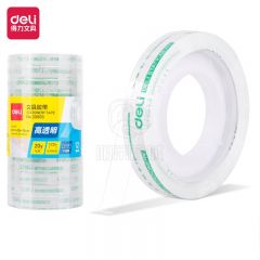 得力(deli)  30000 8mm*20y*38um 文具胶带 超透明开学必备学习用品 错题整理学生文具