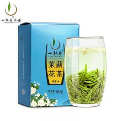 一杯香 散装新茶茉莉绿茶花草茶自己喝 茉莉花茶品鉴1星50g