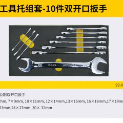 史丹利（STANLEY）EVA工具托组套-10件双开口扳手 90-034-23