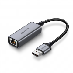 绿联 USB2.0 铝壳款百兆网卡 CM209 /个