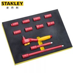 史丹利（STANLEY）11件套 10MM VDE绝缘套筒扳手组套STMT77887-23