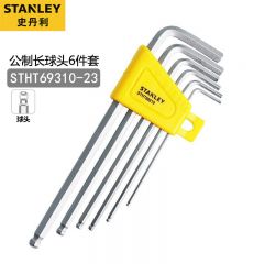 史丹利（STANLEY）6件套公制长​球头内六角扳手STHT69310-23