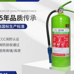 江荆手提式水雾灭火器家用车用店用水基环保型国标灭火器消防器材3kg1具